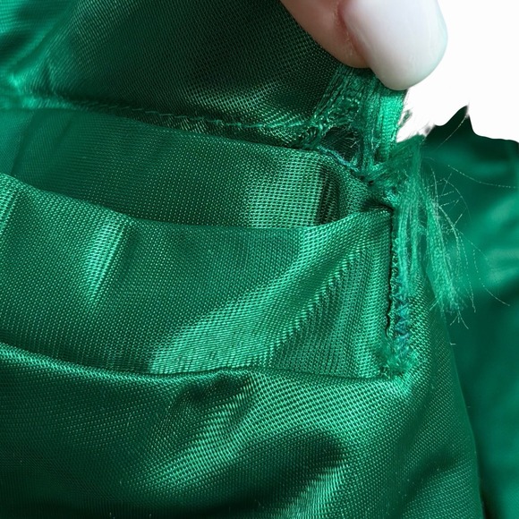 VTG MLB OAKLAND A's Athletics KIDS Starter Satin Bomber Jacket Sz‎ M - Picture 3 of 15